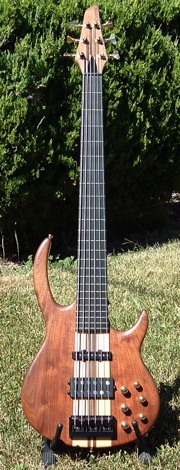 BB76P with 5-piece maple/walnut neck
and walnut body